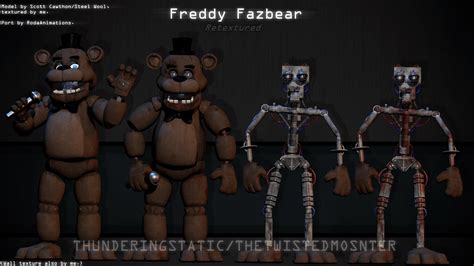 Freddy Fazbear - Retextured (Blender Render) : r/fivenightsatfreddys