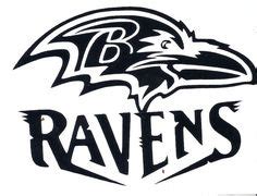 Baltimore Ravens Logo Outline Vector. Fully layered vector with ...