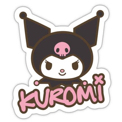 kuromi printable sticker | Hello kitty drawing, Aesthetic stickers ...