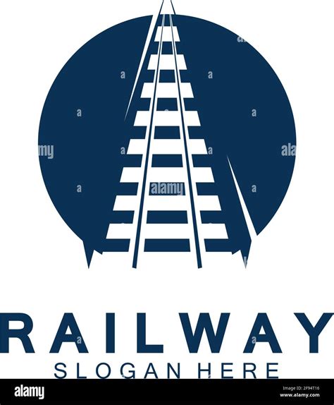 Simple Rail logo vector icon design illustration Stock Vector Image ...