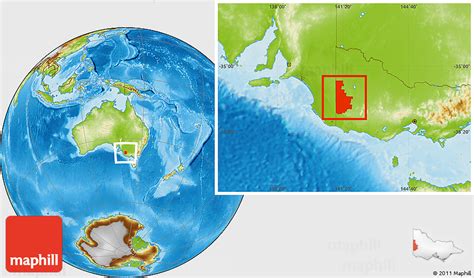 Physical Location Map of West Wimmera