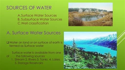 Water resources