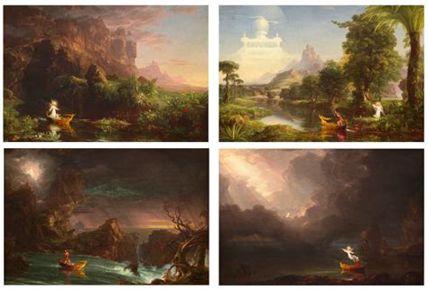 Amazon.com: TMP Thomas Cole - Voyage of Life - Complete Set - 4 Art ...