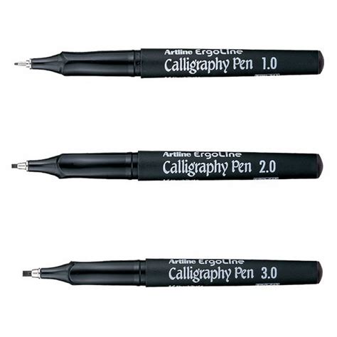 Ergoline Calligraphy Pen Set of 3 - CraftyArts.co.uk