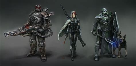 Scifi Characters, Tobias Frank on ArtStation at https://www.artstation ...