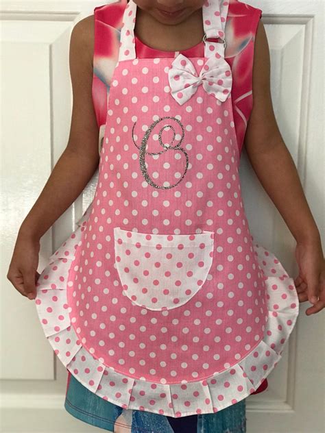 Personalized Kid Apron Child Apron Cooking Apron Craft | Etsy | Kids ...