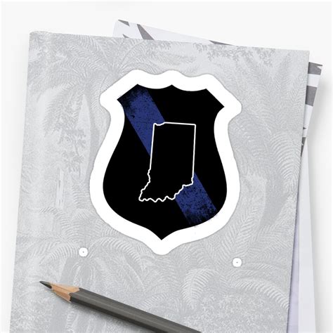 "Indiana State Police Memorial Indianapolis Police" Sticker by shoppzee ...