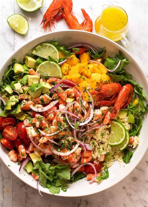 Prawn Mango Avocado Summer Salad | RecipeTin Eats