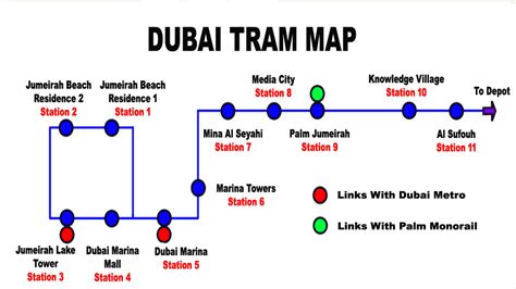 New Dubai Tram Map, Timings, Stations & Tickets 2020