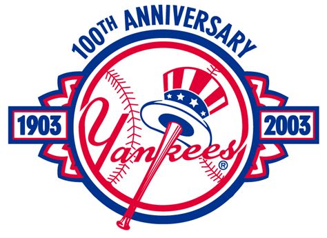 New York Yankees Anniversary Logo | New york yankees logo, Yankees logo ...