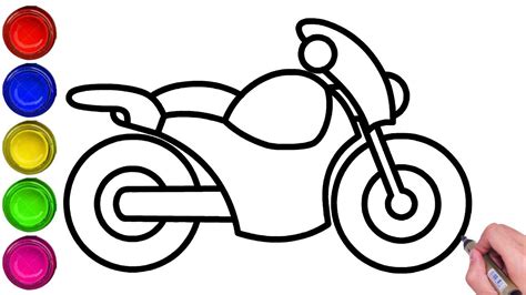 Details 151+ motorcycle drawing easy latest - seven.edu.vn