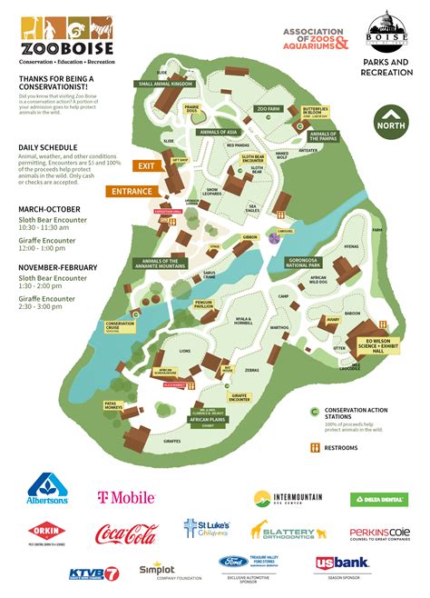 Zoo Map - Zoo Boise in 2022 | Zoo map, Zoo, Wild dogs