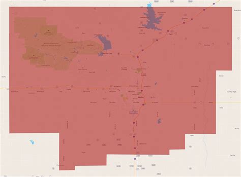 Oklahoma Comanche County - AtlasBig.com