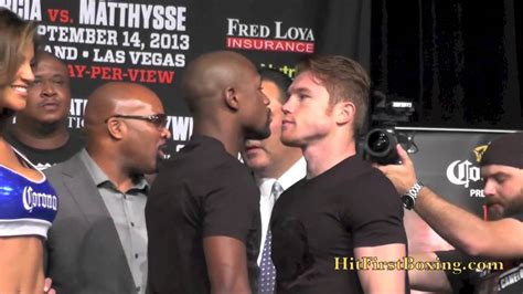 Mayweather vs Canelo Final Face Off - YouTube