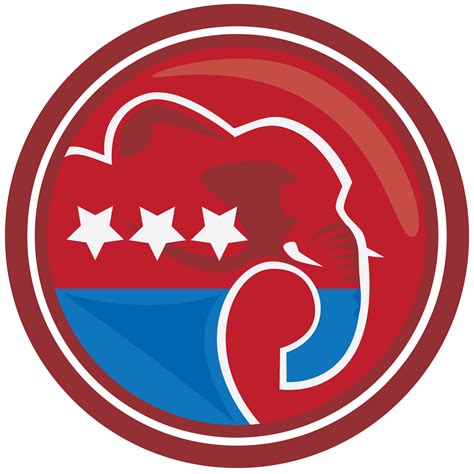 GOP's Elephant and Democratic Donkey Get a Makeover | Kelley - ClipArt ...