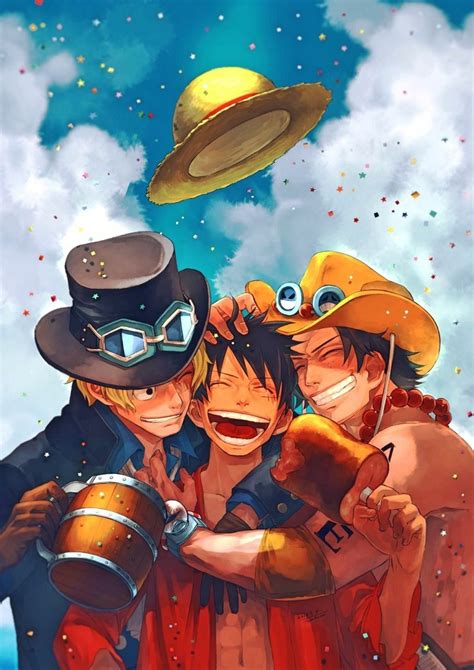 One Piece Wallpaper Ace Luffy Sabo - Fire Emblem More