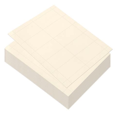 100 Sheets 1000 Cards Printable Business Card Ivory w/ Gold Foil Card ...