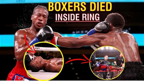 Tragic Moments Boxers Died Inside The Ring - PART 1 - YouTube