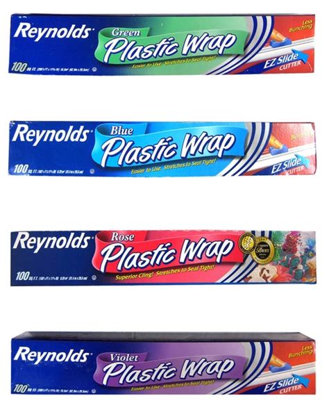 Wholesale Reynolds 100 Sq Ft Plastic Wrap Assorted Colors