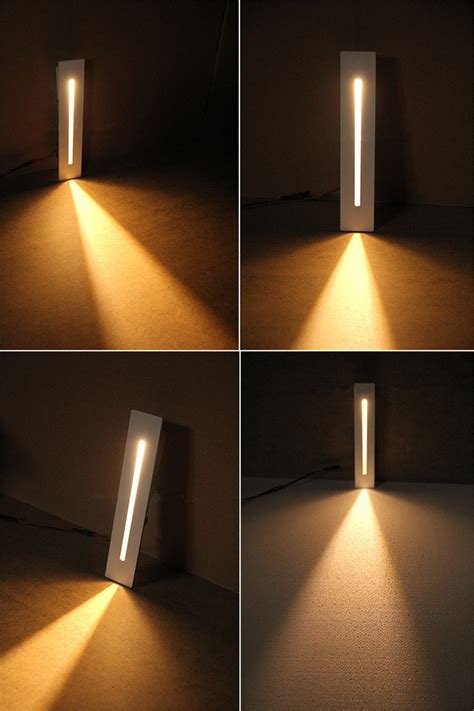 3W Recessed Led Stair Light AC85-265V Indoor Corner Wall lights Step D ...