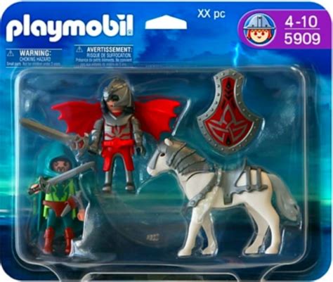 Playmobil Set: 5909 - Dragon knights with horse & sword - Klickypedia