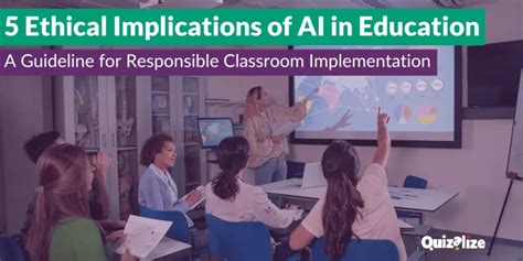 5 Ethical Implications of AI in Education: A Guideline for Responsible ...