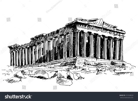 Parthenon drawing : 1 309 images, photos de stock, objets 3D et images ...