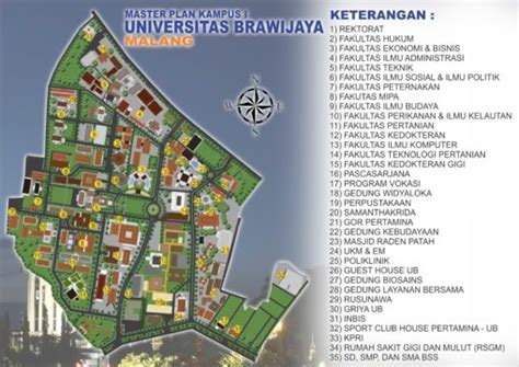 Denah Universitas Brawijaya Malang Pendaftaran Tahun - IMAGESEE