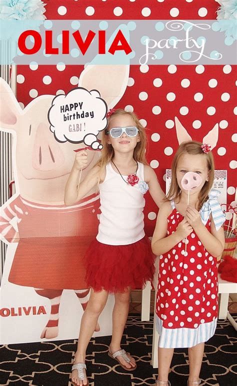 Olivia the Pig Party {Real Party} - Amy's Party Ideas