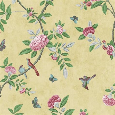 Graham & Brown Imperial Yellow Chinoiserie Wallpaper-50-764 - The Home ...