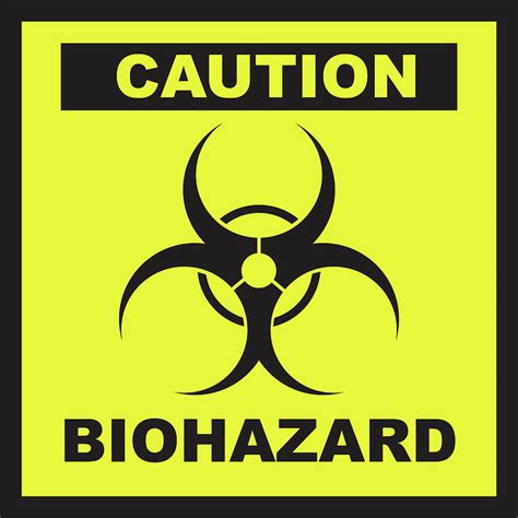 Biohazard Printable Sign - Printable Word Searches