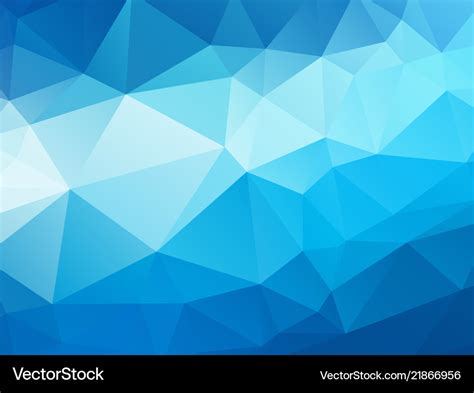 Blue background geometric Royalty Free Vector Image