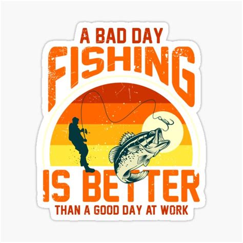 "Angler fishing fisherman fishing saying quote" Sticker for Sale by ...