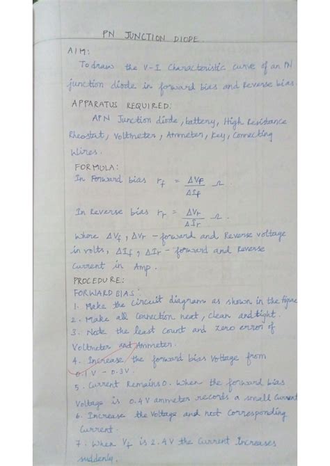 SOLUTION: Pn junction diode experiment class 12 - Studypool