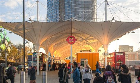 Stratford International Train and Tube Station, London Editorial ...