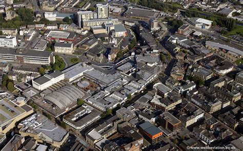 Burnley town centre aerial photograph | aerial photographs of Great ...