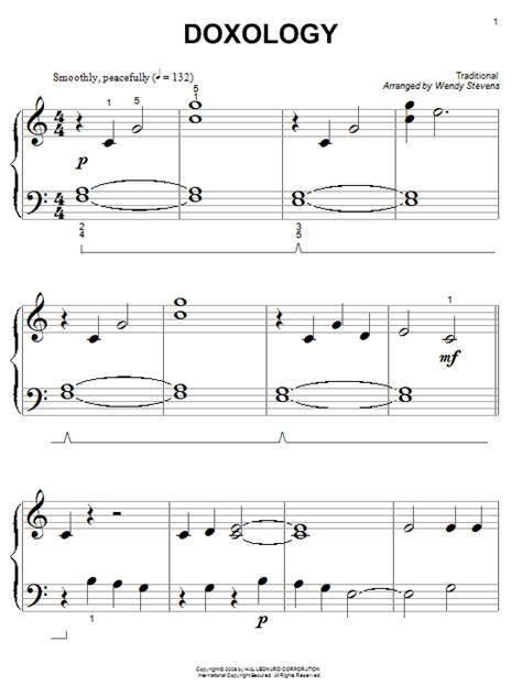 Doxology | Sheet Music Direct