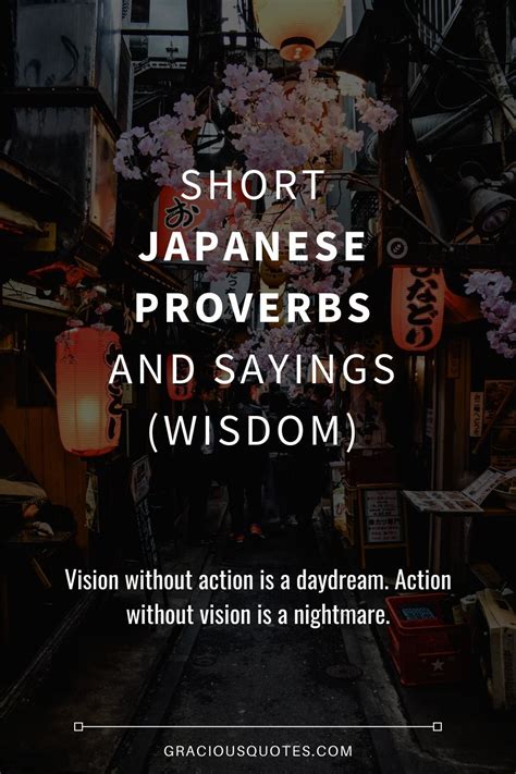 Short Japanese Proverbs and Sayings (WISDOM) - Gracious Quotes ...