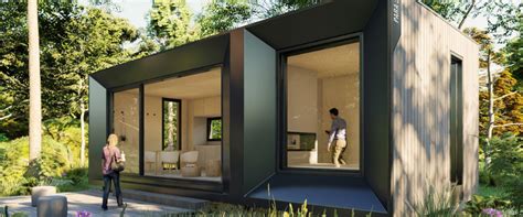 Architect-Designed Modern Green prefab tiny house kit home - Ecohome ...