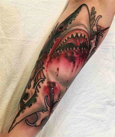 Shark Tattoo by Tiffer Wright - Tattoo Insider