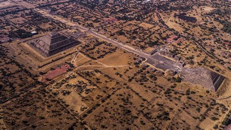 Teotihuacan Pyramids in Mexico: amazing drone photography from the sky