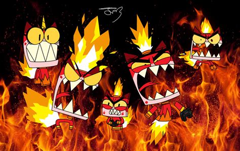 Unikitty Characters Angry