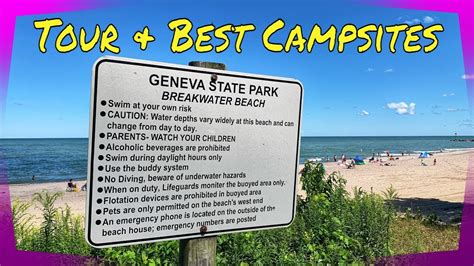 Geneva State Park | Tour and Best Campsites - YouTube