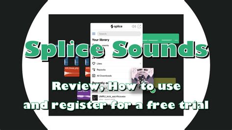 Splice Sounds: Review, How to Use & Register for a Free Trial