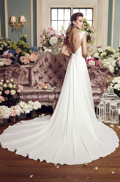 Detachable Train Wedding Dress - Style #2160 | Mikaella Bridal