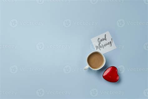 Good morning, coffee and heart 31172719 Stock Photo at Vecteezy