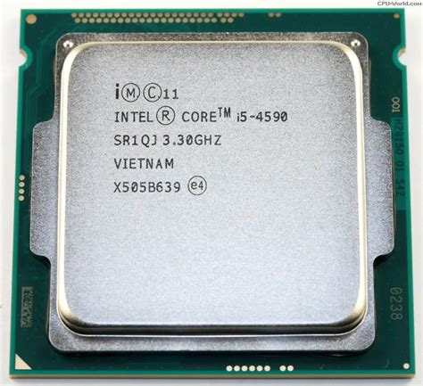 Intel Core I5 4590 Processor Quad Core 3.3GHz L3 6M 84W Socket LGA 1150 ...