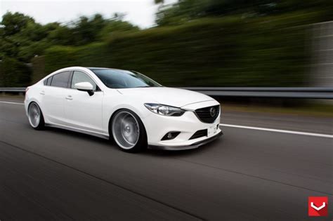 vossen, Wheels, Mazda, 6, White, Tuning, Cars Wallpapers HD / Desktop ...