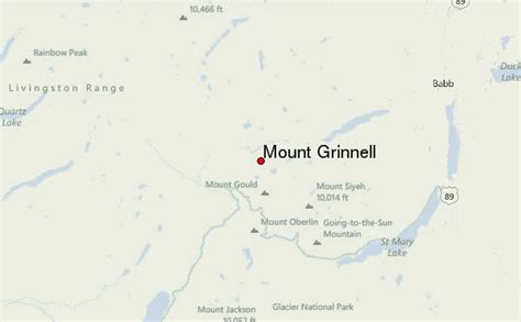 Mount Grinnell Mountain Information