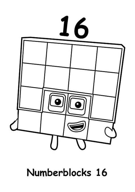 The Best Printable Numberblocks Coloring Pages 2022 | Images and Photos ...